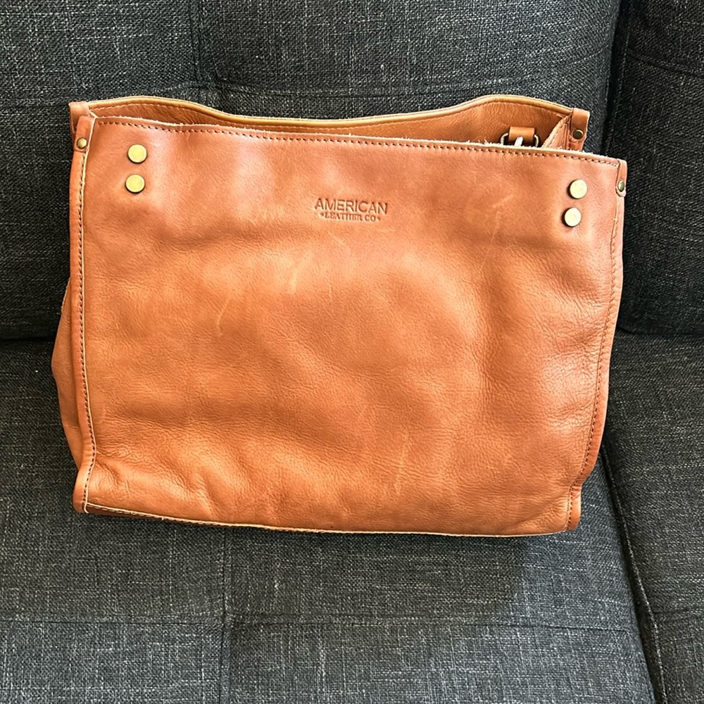 🌼LENOX TRIPLE ENTRY SATCHEL in BRANDY🌼 - Picture 3 of 6